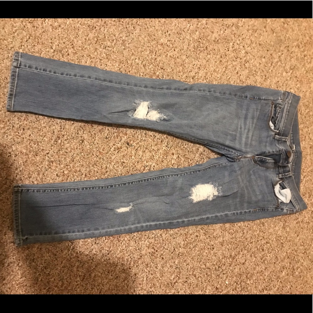 LOFT crop modern jean
